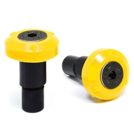 Acabamento de Guidão Biker Universal Amarelo