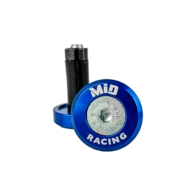 Acabamento de Guidão Mid Racing Azul