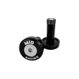 Acabamento de Guidão Mid Racing Preto