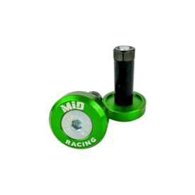 Acabamento de Guidão Mid Racing Verde