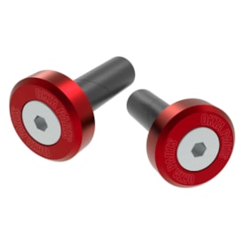 Acabamento De Guidão Okta Vermelho