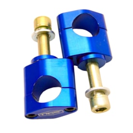 Adaptador De Guidao 22 Mm Baixo Direto Na Mesa Nfs Azul