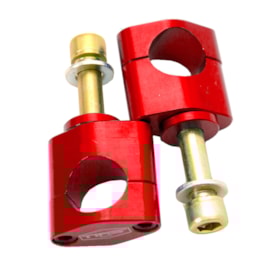 Adaptador De Guidao 28 mm Alto Direto Na Mesa Nfs Vermelho Honda Importada