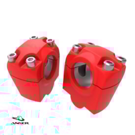 Adaptador De Guidão 28 Mm Anker Vermelho