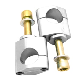 Adaptador De Guidao 28 Mm Baixo Direto Na Mesa Nfs Polido