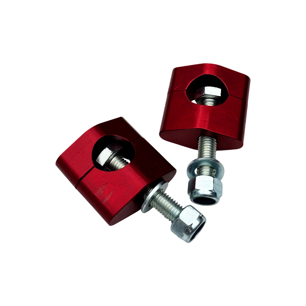 Adaptador de Guidão 28mm Baixo Direto Na Mesa Nfs Vermelho