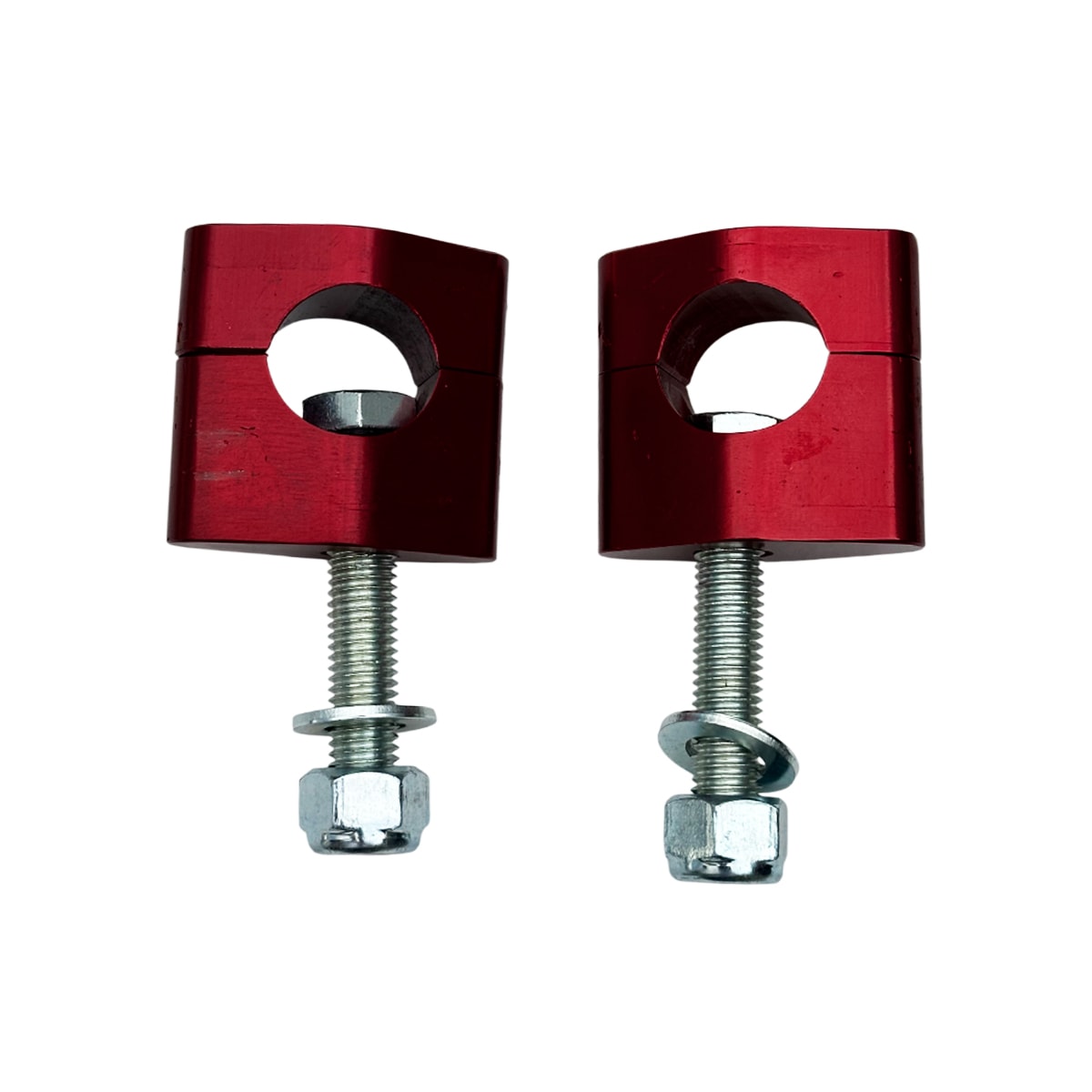 Segunda imagem do produto Adaptador de Guidão 28mm Baixo Direto Na Mesa Nfs Vermelho