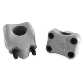 Segunda imagem do produto Adaptador de Guidão 28mm Biker Prata