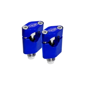 Adaptador de Guidão 28mm Crf 250x 450x Alto Nfs Racing Azul