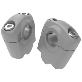 Adaptador de Guidão Anker Up 22mm - Mesa 22mm Prata