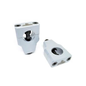 Segunda imagem do produto Adaptador de Guidão Motos Importadas 28mm Biker Prata
