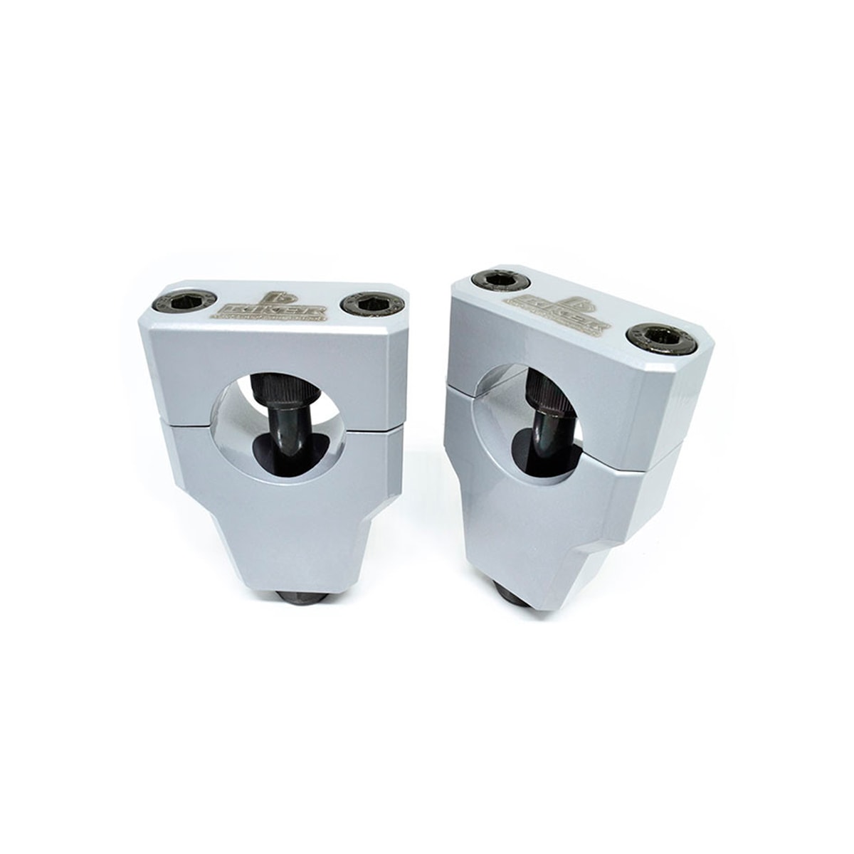 Adaptador de Guidão Motos Importadas 28mm Biker Prata