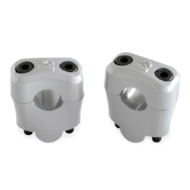 Adaptador Guidão 22mm Biker Prata