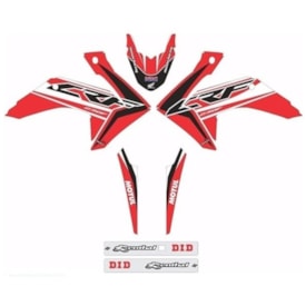 Adesivo Crf 230 Attack New 5inco Vermelho