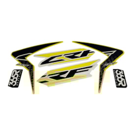 Adesivo de Aleta Tanque Crf 230 Mod. 15 Vinil Amarelo