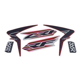 Adesivo de Aleta Tanque Crf 230 Mod. 15 Vinil Vermelho