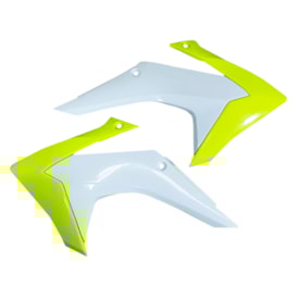 Aleta de Tanque Crf 230 Mod.15 Avtec Branco Amarelo Fluor