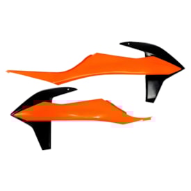 Aleta de Tanque Ktm 125 250 350 450 Sx Sxf 19/22 Amx Laranja Preto