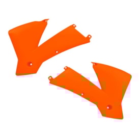 Aleta de Tanque Ktm 125 Sx 01/04 - 250 Sx 01/04 Racetech Laranja