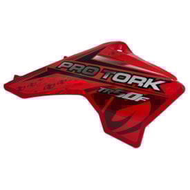 Aleta de Tanque Tr 50f Lado Direito Protork Vermelho
