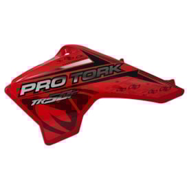 Aleta de Tanque Tr 50f Lado Esquerdo Protork Vermelho