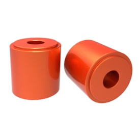 Alongador De Guidão Riser Mxf 250 17/23 Anker Laranja
