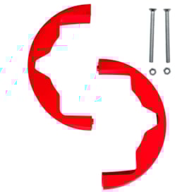 Segunda imagem do produto Anti Block da Corrente Crf 250r 450r 17/25 Traseiro Amx Defender Vermelho