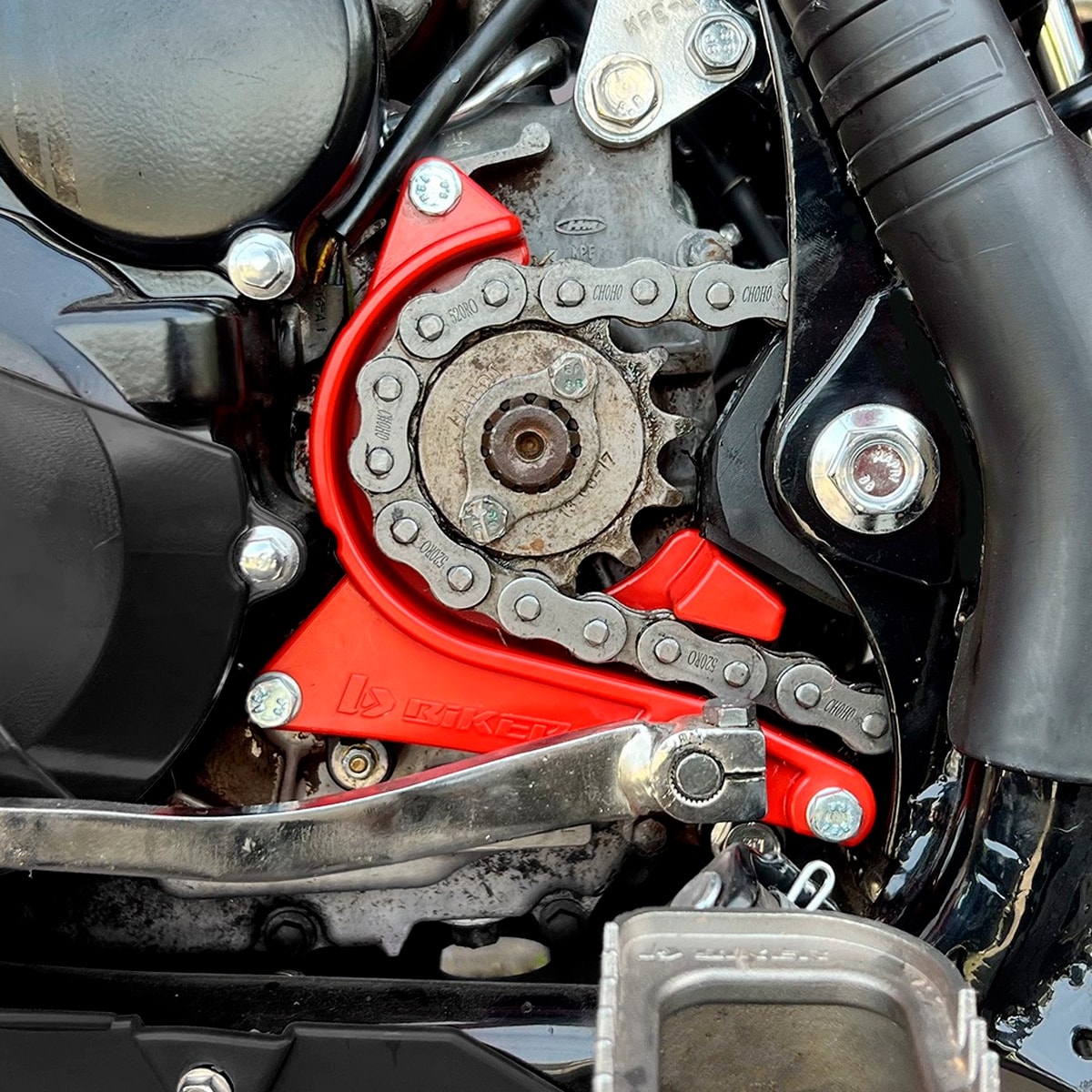 Segunda imagem do produto Anti Block da Corrente Tornado XR 250 Dianteiro Vermelho Biker