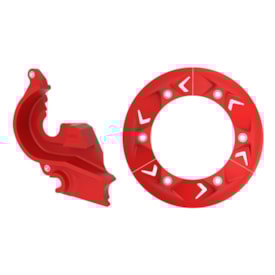 Anti Block Dianteiro Traseiro Crf 250f Okta Vermelho