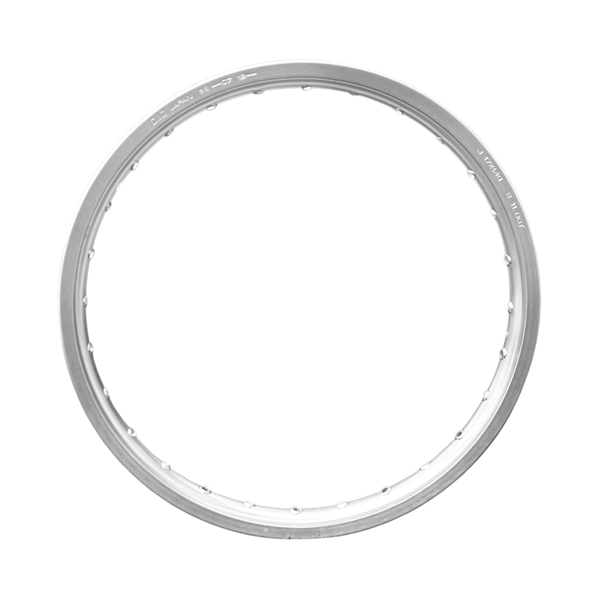 Segunda imagem do produto Aro de Roda Dianteiro 17x1.40 Did 28 Furos Prata