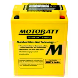 Segunda imagem do produto Bateria Motobatt Mbtx14au Quadriciculo