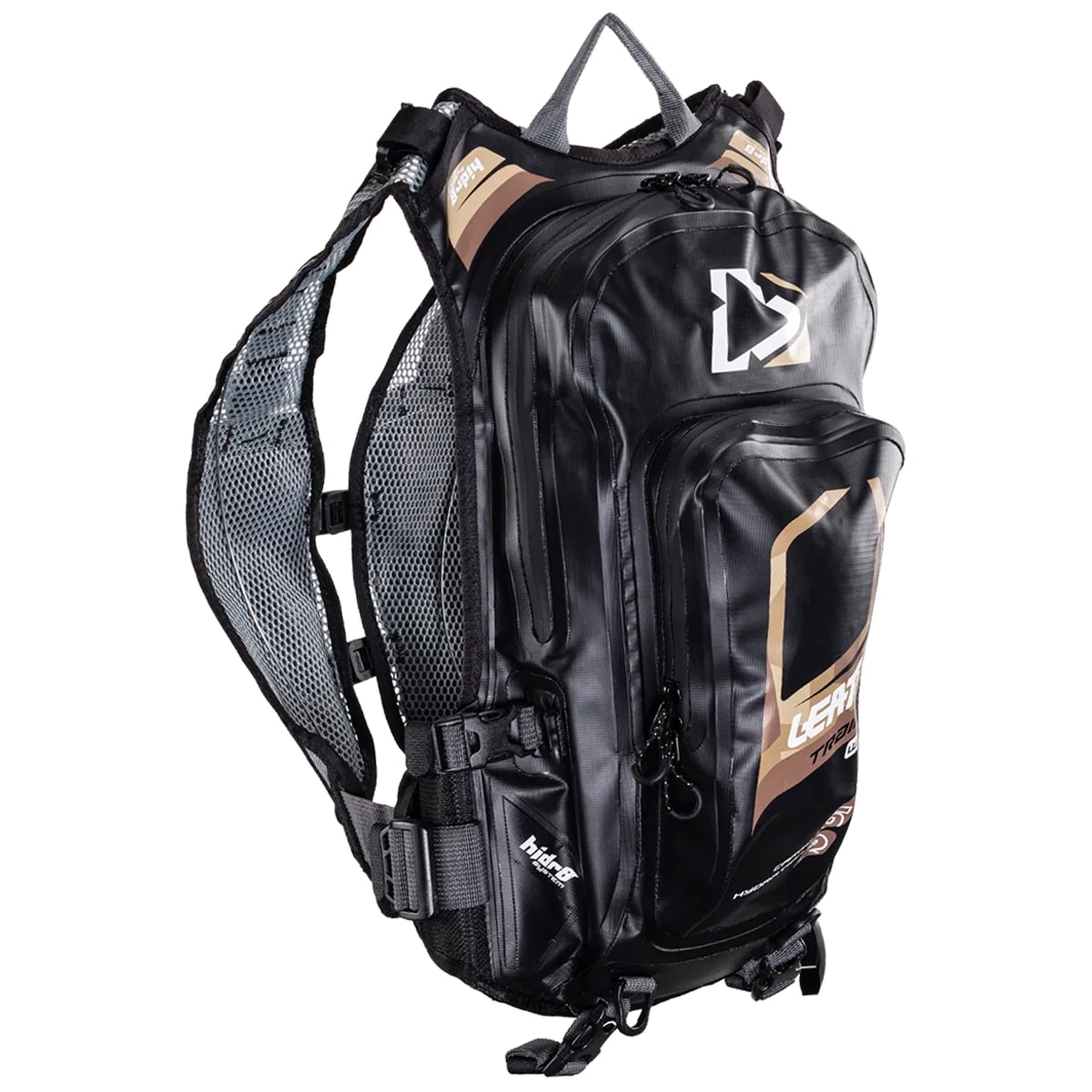 Bolsa Mochila de Hidratação Leatt Hydradri WP 2.0 Preto Dourado 2L