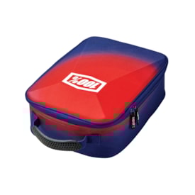 Bolsa para Óculos 100% Geo Vermelho Azul