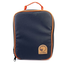 Segunda imagem do produto Bolsa para Óculos Lizard Preto Laranja