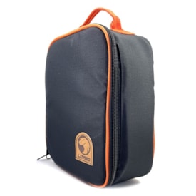 Bolsa para Óculos Lizard Preto Laranja