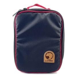 Segunda imagem do produto Bolsa para Óculos Lizard Preto Vermelho