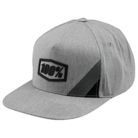Boné 100% Cornerstone Snapback Cinza