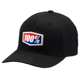 Boné 100% Icon Flex Preto