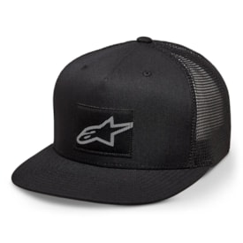 Boné Alpinestars Aba Reta Sussed Trucker Snapback Preto