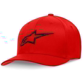 Boné Alpinestars Ageless Curve Vermelho Preto