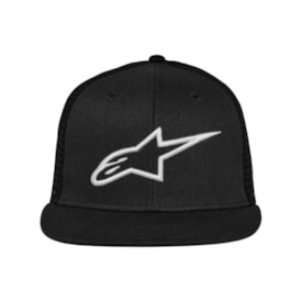 Segunda imagem do produto Boné Alpinestars Corp Trucker Snapback Preto
