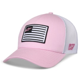 Boné Alpinestars Flag Snapback Rosa