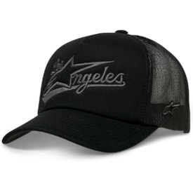 Boné Alpinestars Los Angeles Trucker Preto Cinza