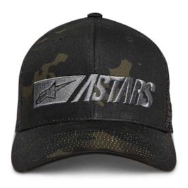 Segunda imagem do produto Boné Alpinestars Reblaze Snapback Multicamo Preto