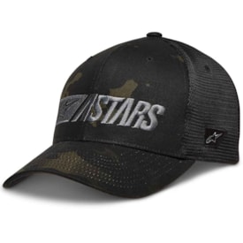 Boné Alpinestars Reblaze Snapback Multicamo Preto