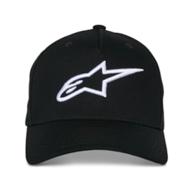 Segunda imagem do produto Boné Alpinestars Snapback Ageless Preto Branco