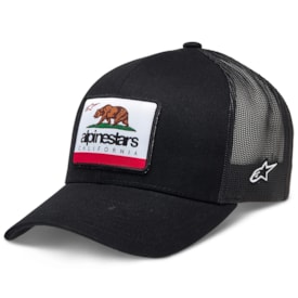 Boné Alpinestars Snapback Cali 2.0 Preto