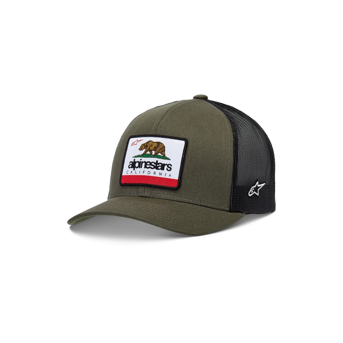 Boné Alpinestars Snapback Cali 2.0 Verde Militar