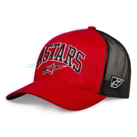 Boné Alpinestars Snapback Dunker Trucker Vermelho Preto