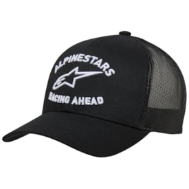 Boné Alpinestars Triple Trucker Snapback Preto